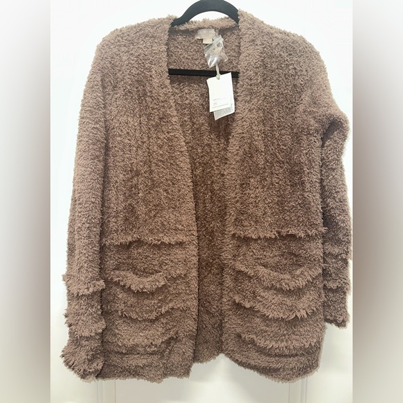 Barefoot Dreams Sweaters - NWT Barefoot dreams cozychic boardwalk Cardigan sable XS
